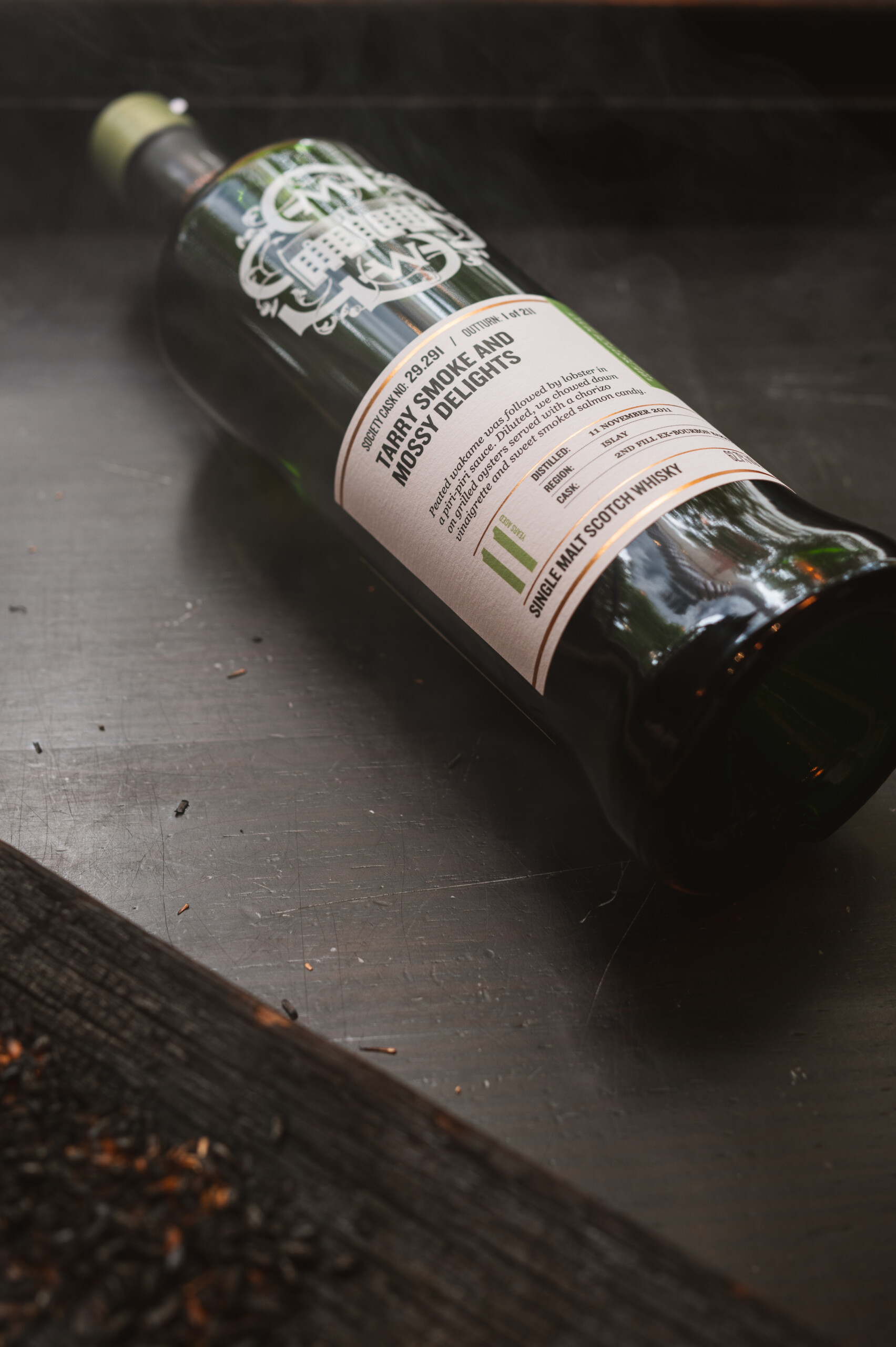 Cask 29.291 Tarry smoke and mossy delights - Image 2