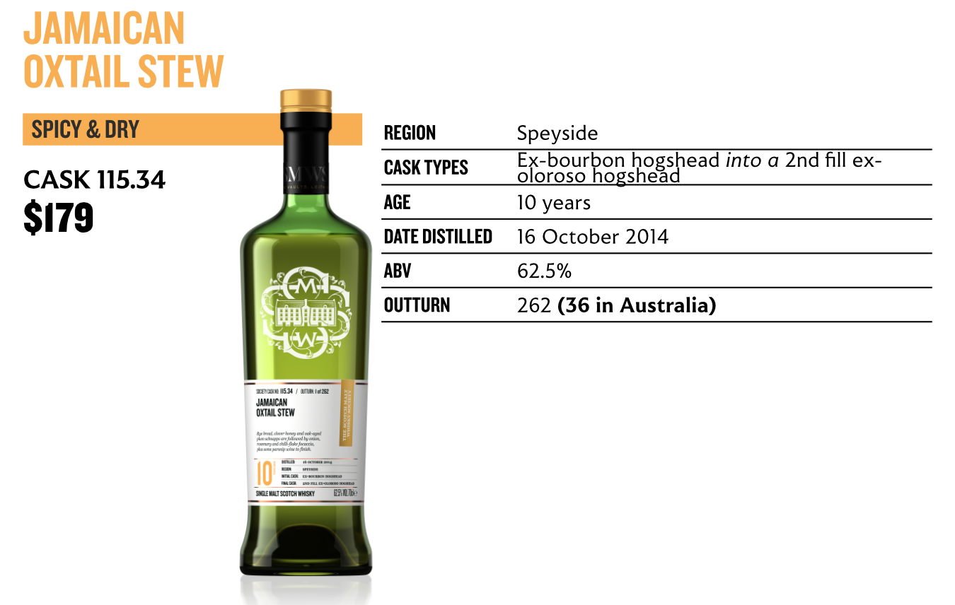 115.34 Jamaican oxtail stew – The Scotch Malt Whisky Society Australia